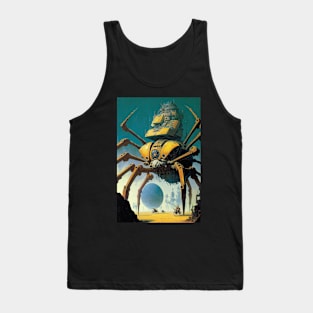 Giant Mechanical Sci-Fi Spider Tank Top